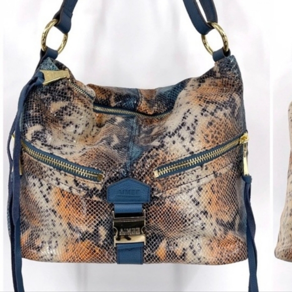 Aimee Kestenberg Snakeskin Bag EUC - Picture 1 of 4